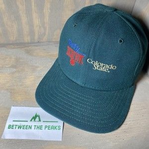New Era Vintage NCAA Colorado State Rams 1994 Holiday Bowl Hat Cap Fitted 7 1/8